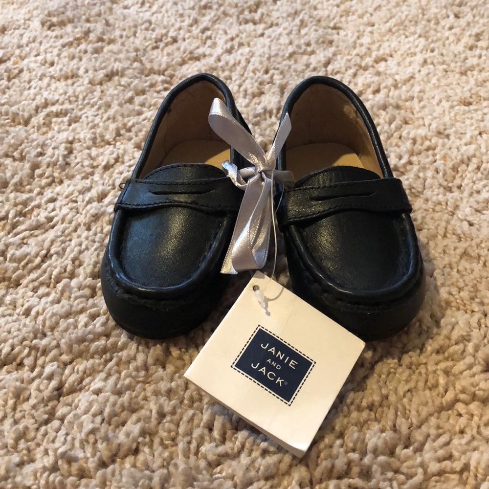 Janie and Jack Loafer baby shoes